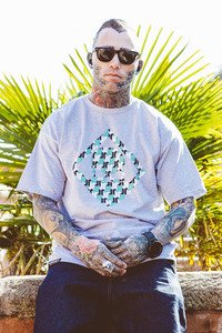 Image of GEO TEE (HEATHER GREY)