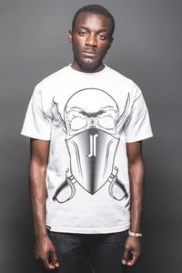 Image of GEO 14 BLACKOUT TEE (BLACK ON WHITE)