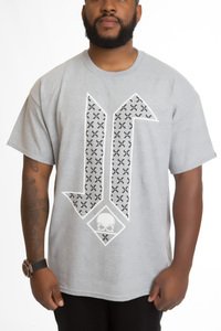 Image of DEATH STAR TEE (GREY/BLACK)