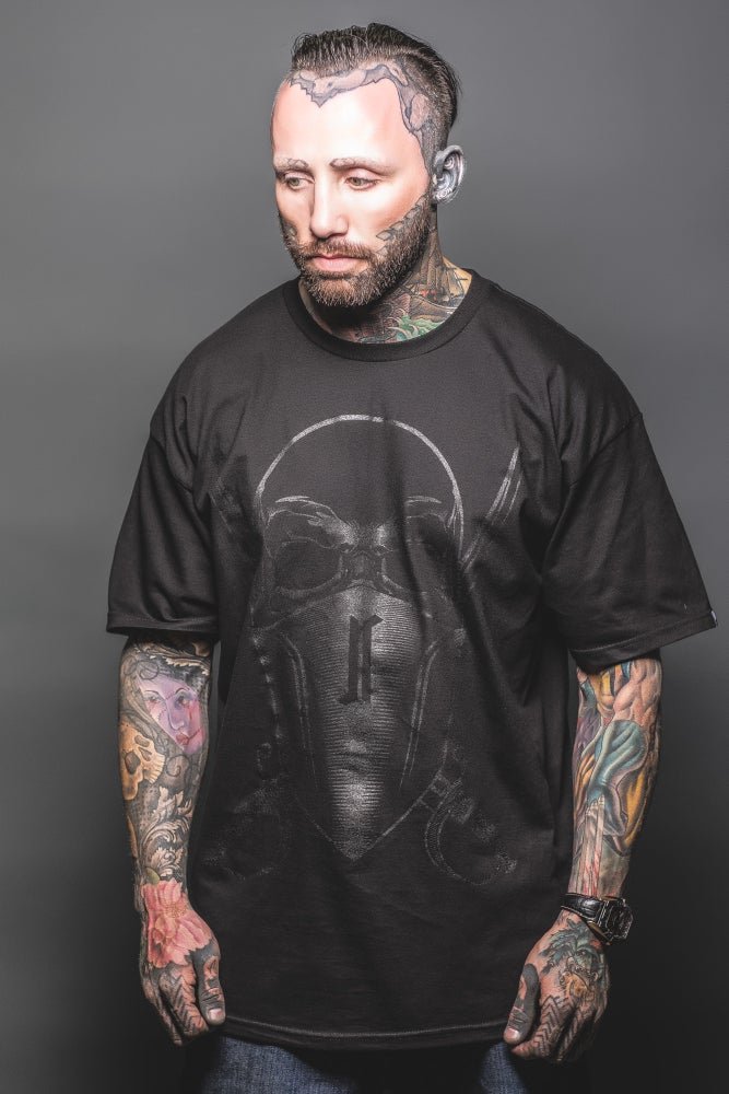 Image of GEO 14 BLACKOUT TEE (BLACK ON BLACK)