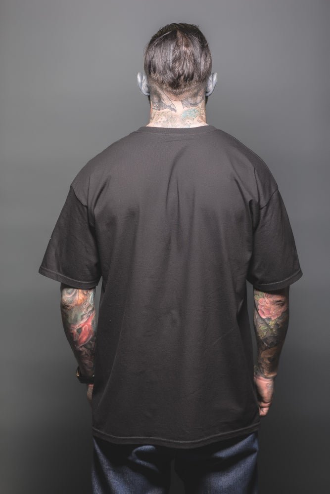 Image of GEO 14 BLACKOUT TEE (BLACK ON BLACK)