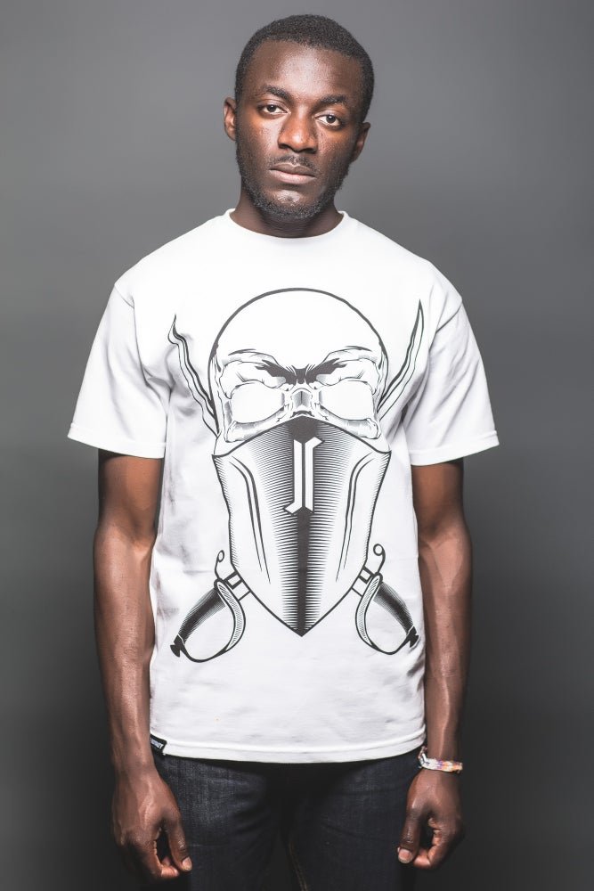 Image of GEO 14 BLACKOUT TEE (BLACK ON WHITE)