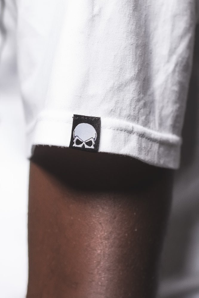 Image of GEO 14 BLACKOUT TEE (BLACK ON WHITE)