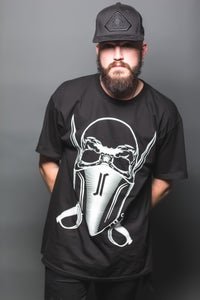 Image of GEO 14 BLACKOUT TEE (WHITE ON BLACK)