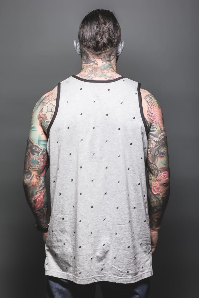 Image of GEO GREY POCKET VEST