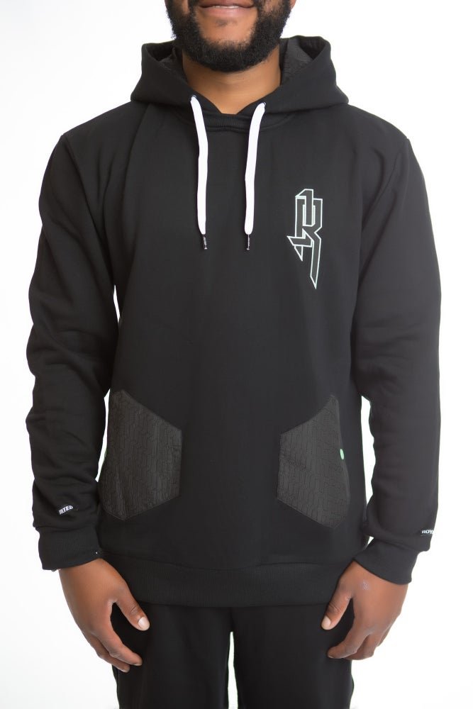 Image of MONO BLACKOUT HOODED CREWNECK