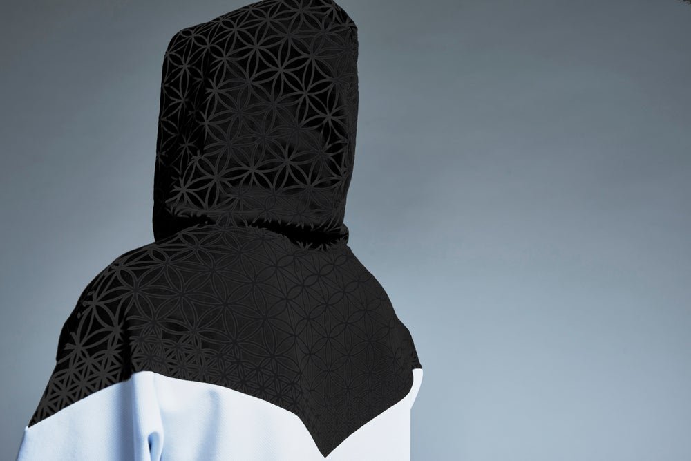 Image of FLOWER OF LIFE hooded tee