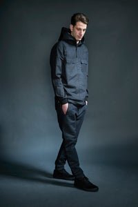 Image of BLACKOUT hooded shirt