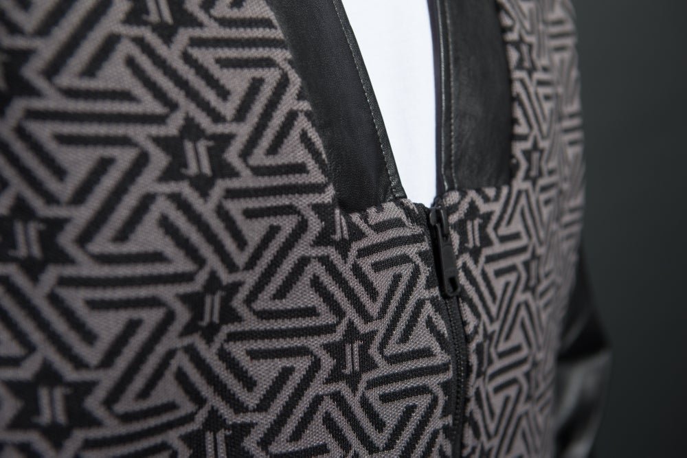 Image of David Leather Cardigan